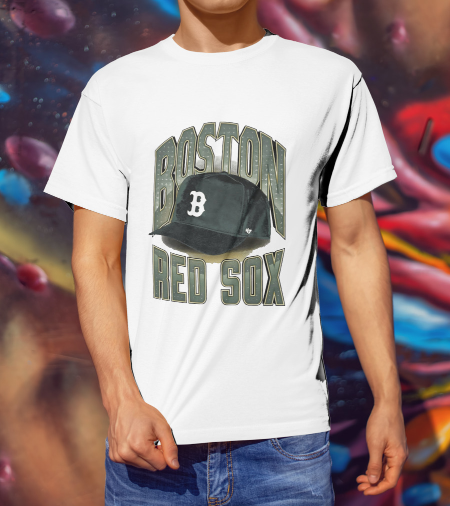 Boston Red Sox B Hat 47 Brand City Connect Dune Tubular T-Shirt