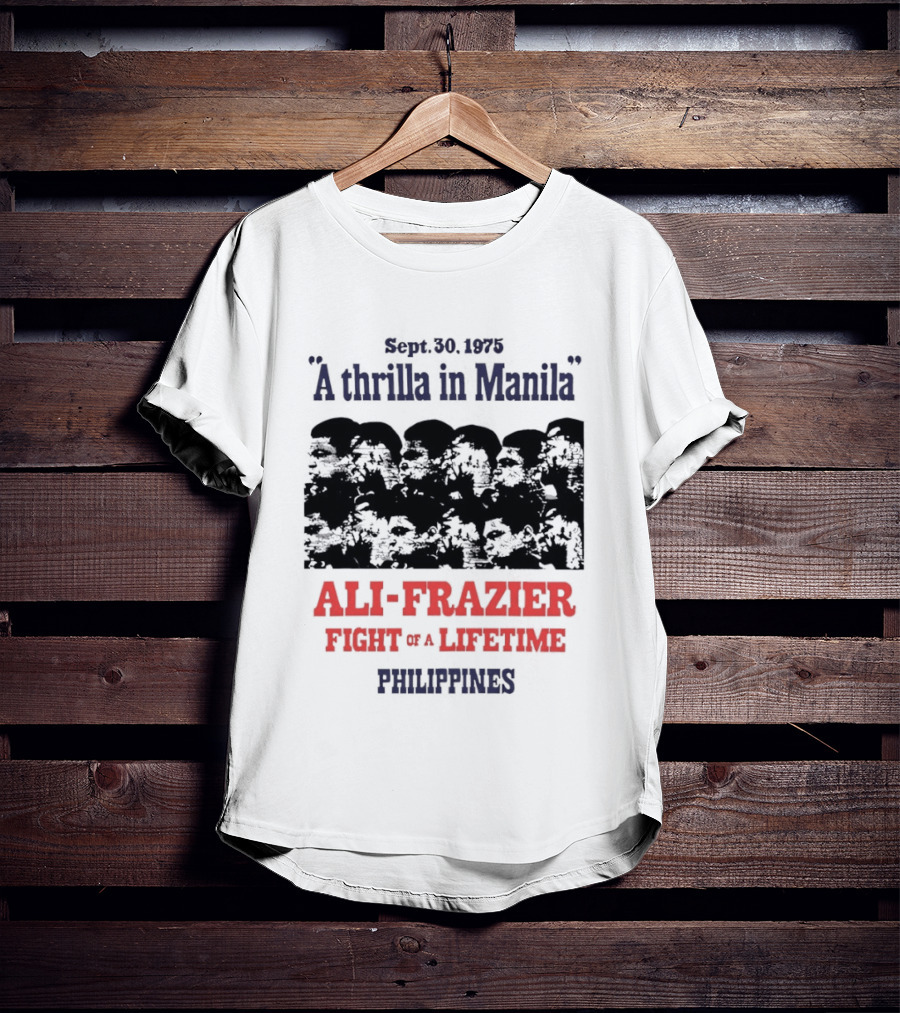 Rumble In The Jungle Ali Frazier Fight Of A Lifetime Philippines T-Shirt