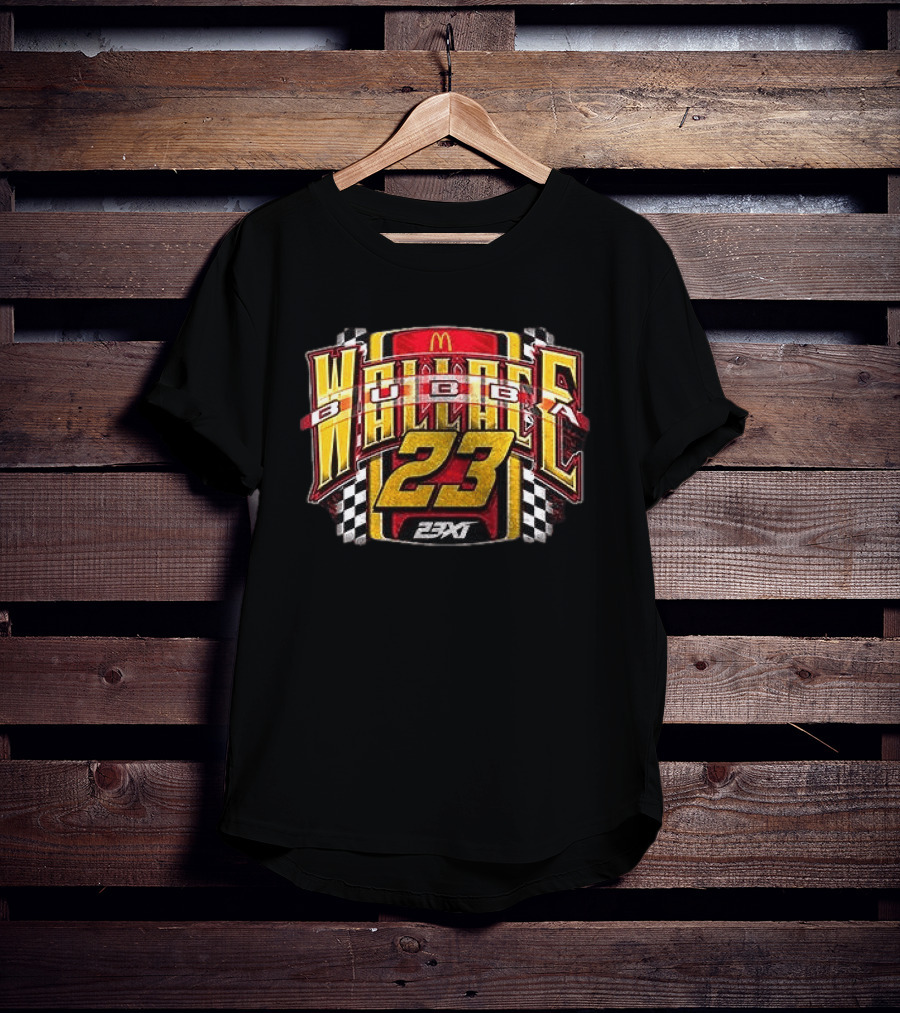 23XI Bubba Wallace McDonald's Racing 23 T-Shirt