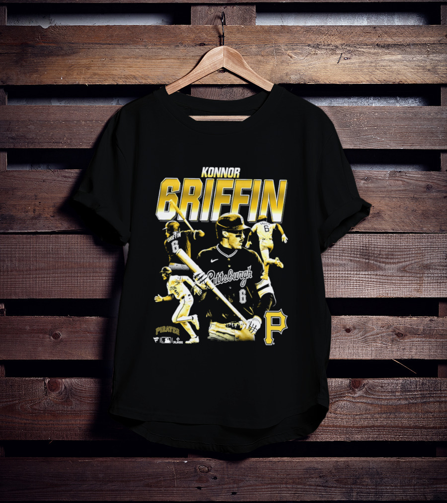 Pittsburgh Konnor Griffin 2026 Player Collage With Pirates T-Shirt