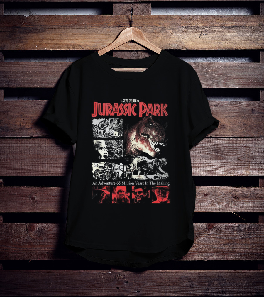 Jurassic Park Adventure 65 Million Years In The Making 1993 T-Shirt