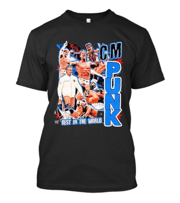 CM Punk Best In The World Pro Wrestling Collage CM Punk T-Shirt