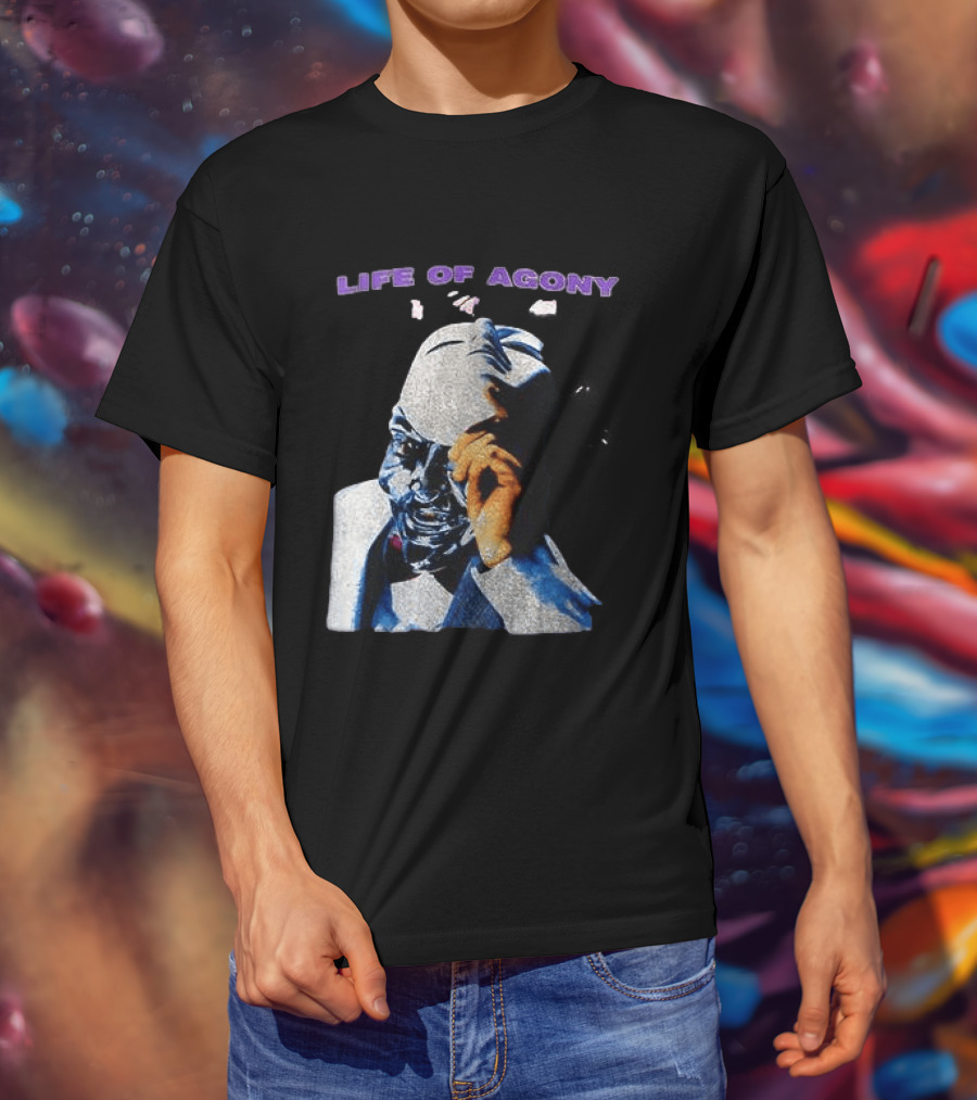 Life Of Agony Ugly Masked Face T-Shirt