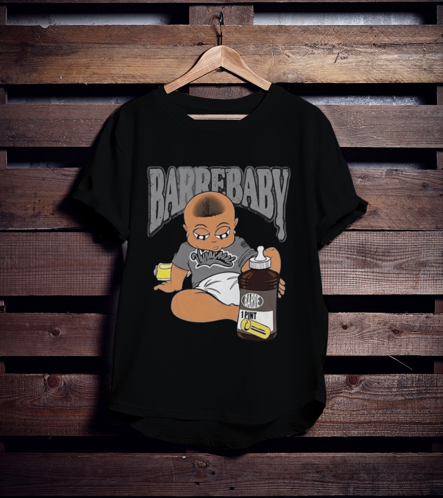 Barrebaby Lil Wayne Syrup 1 Pint Vintage Baby Cartoon T-Shirt