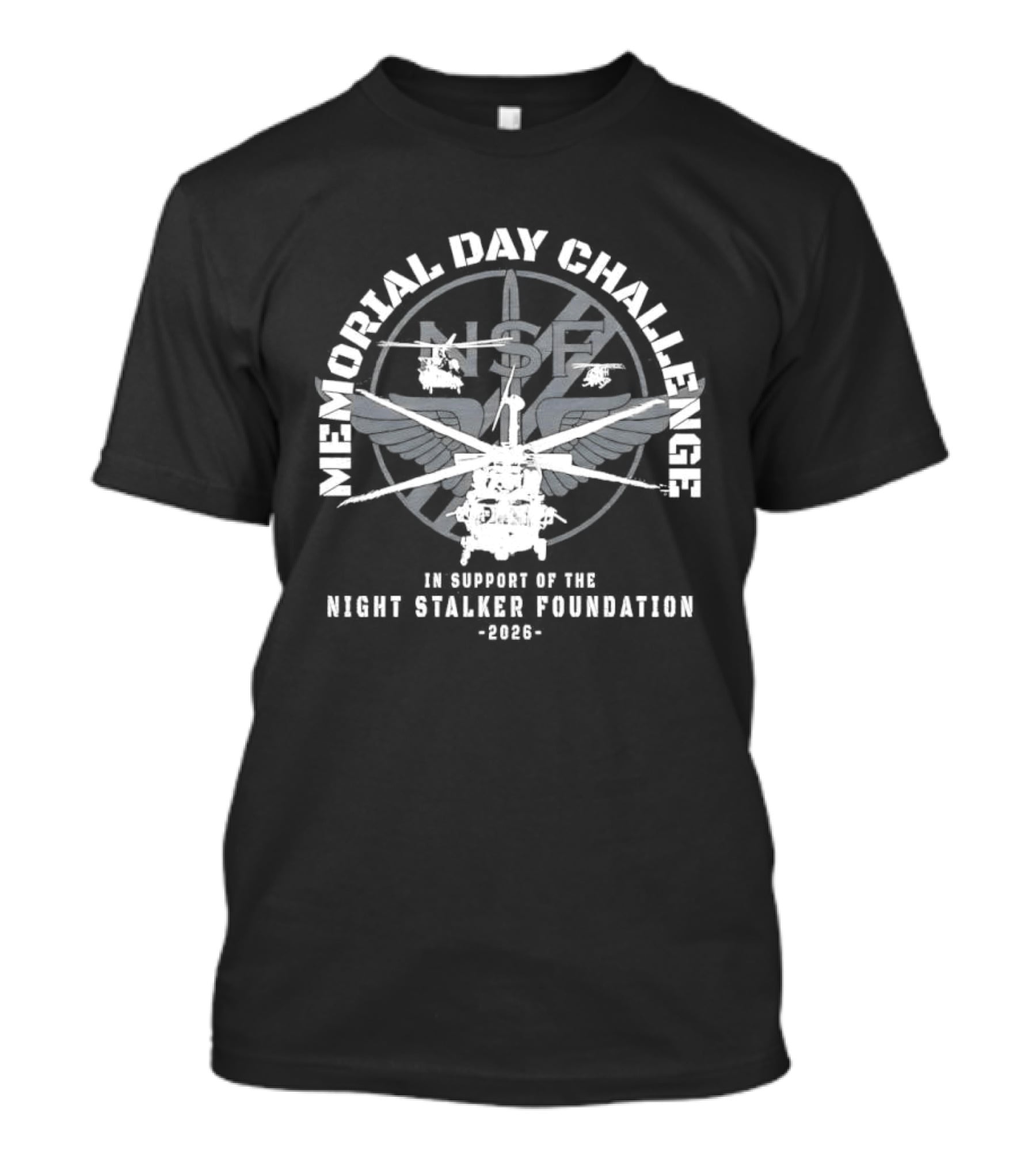Memorial Day Challenge Support Night Stalker Foundation 2026 T-Shirt
