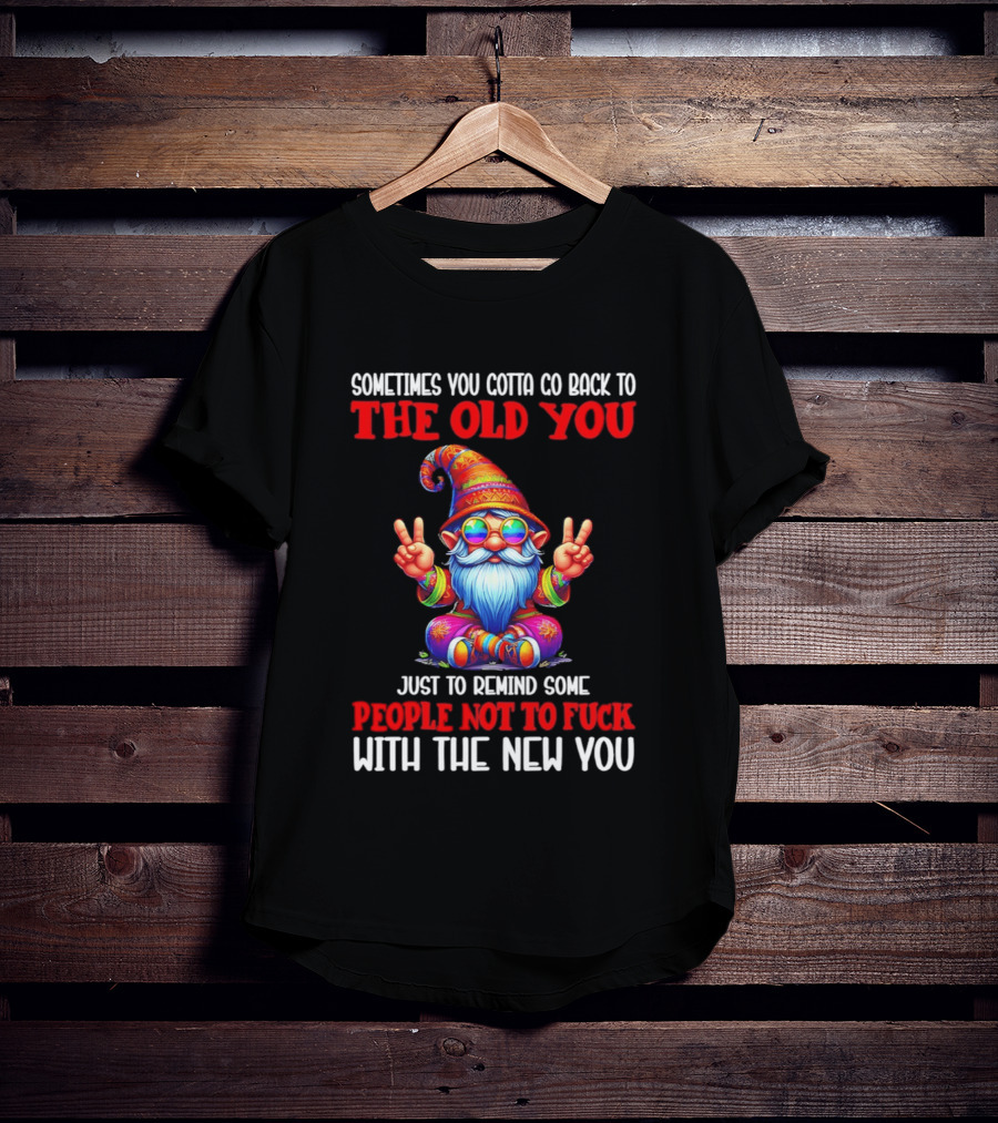 Sometimes You Gotta Go Back To The Old You Just To Remind Some People Not To Fuck With The New You T-Shirt