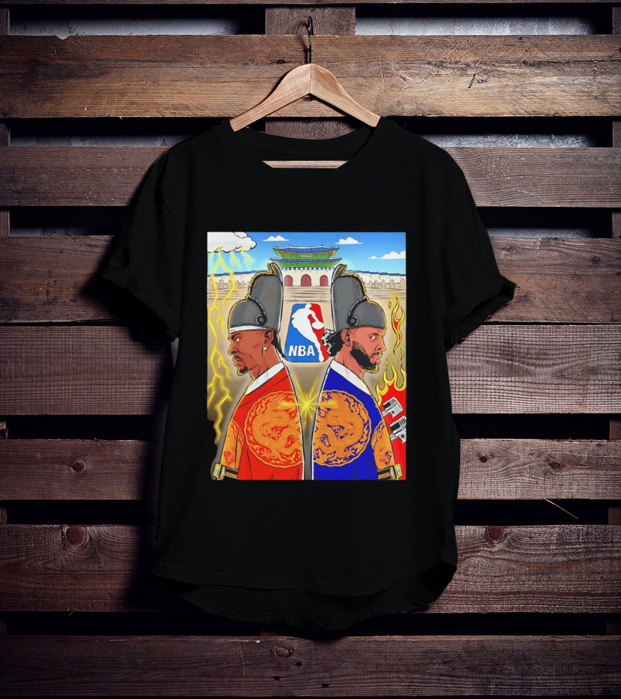 Shai Gilgeous Alexander Cade Cunningham 2026 NBA Korea Dragons Gyeongbokgung Palace T-Shirt