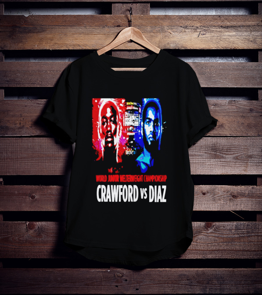 Crawford Vs Diaz World Junior Welterweight Championship Boxing T-Shirt