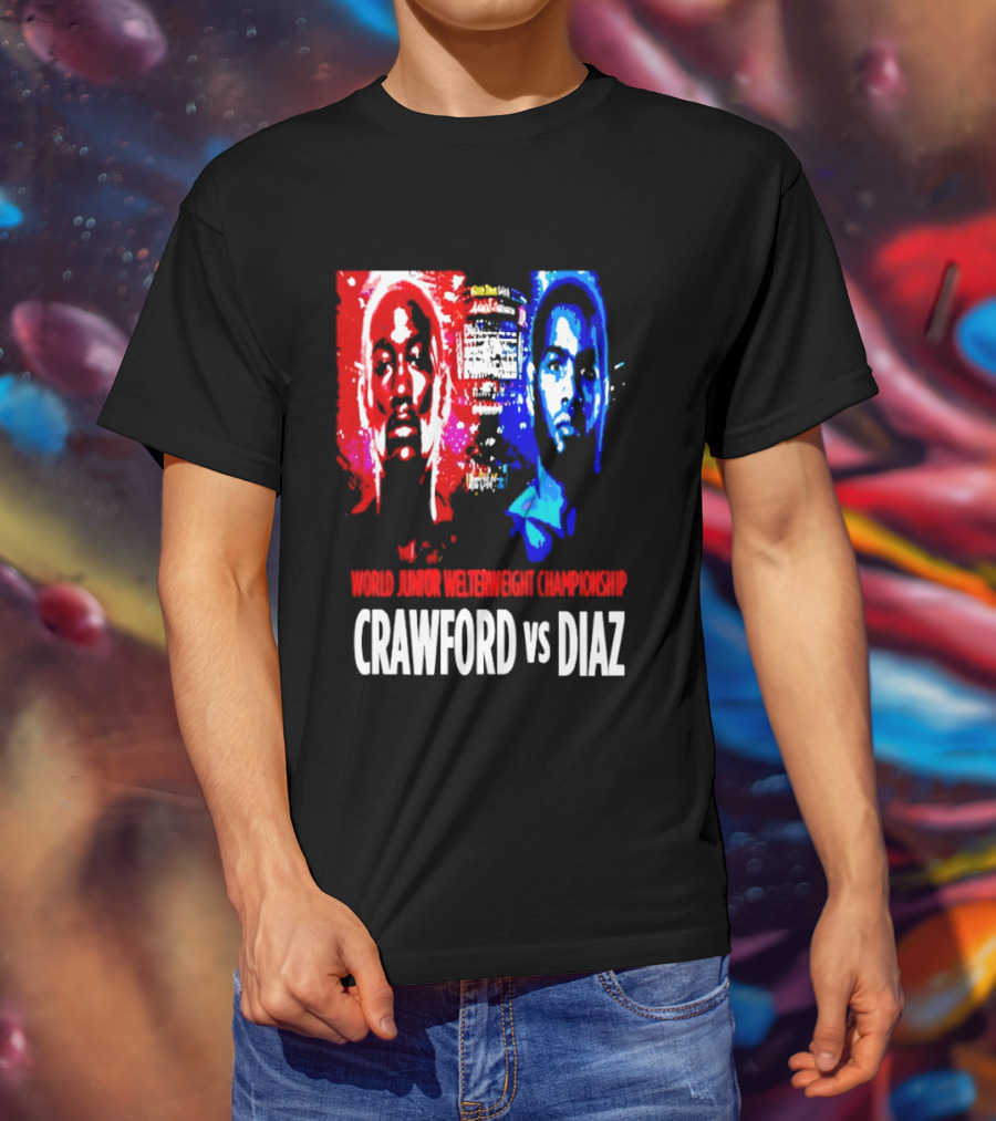 Crawford Vs Diaz World Junior Welterweight Championship Boxing T-Shirt