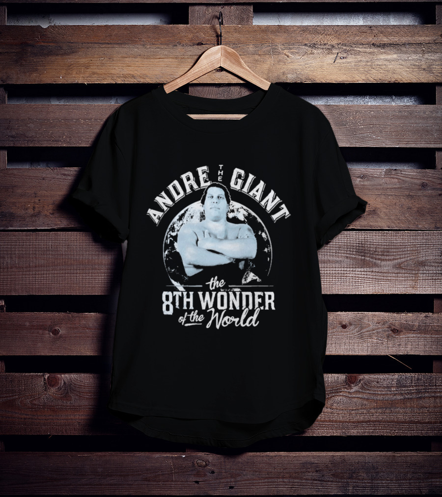 Andre The Giant The 8th Wonder Of The World WrestleMania WWE Hulk Hogan T-Shirt