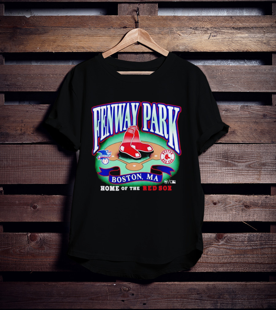 Boston Red Sox Fenway Park Boston MA Home Of The Red Sox American League 2026 T-Shirt