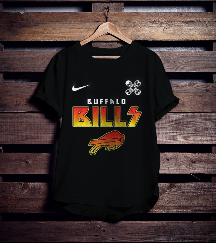 Buffalo Bills Rock And Roll All Nite Abbey Road T-Shirt