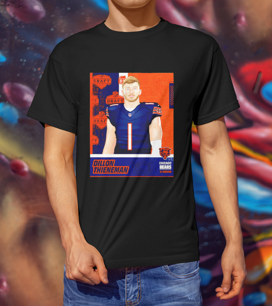 NFL 2026 Draft Chicago Bears Dillon Thieneman Oregon T-Shirt