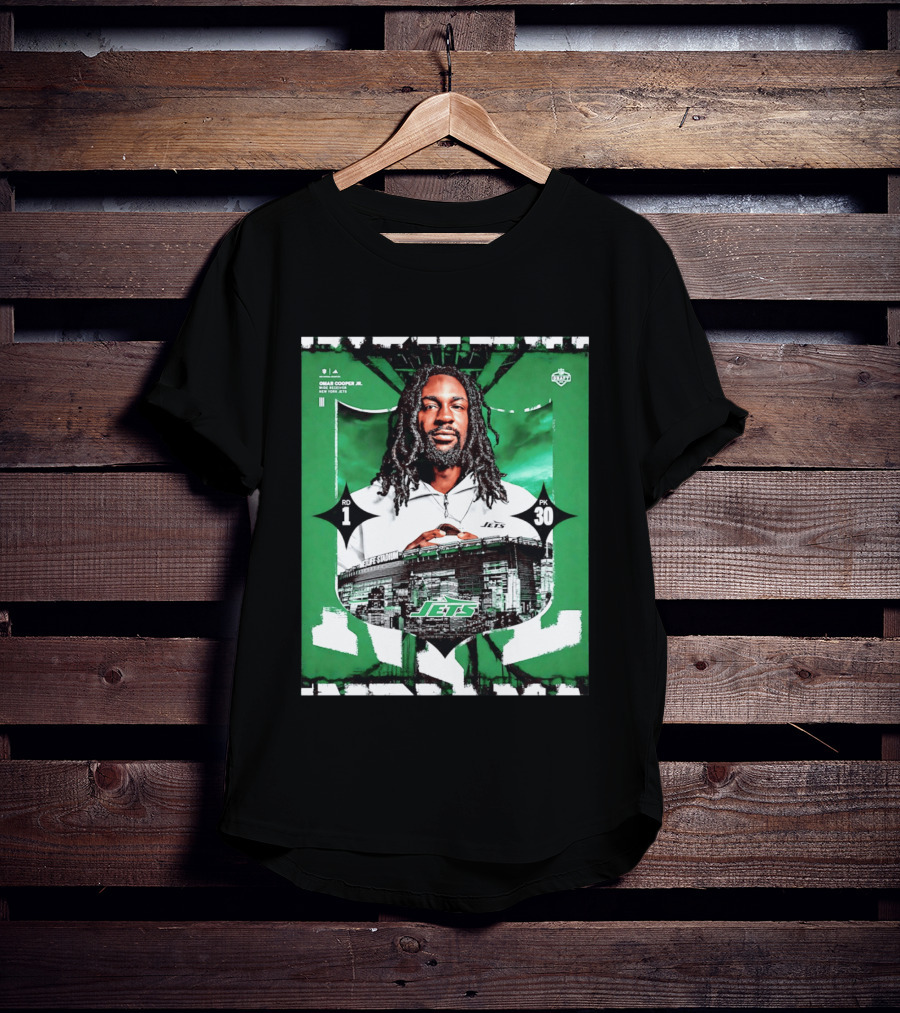 Omar Cooper Jr. Wide Receiver New York Jets 2026 Draft Pick 1 MetLife Stadium T-Shirt
