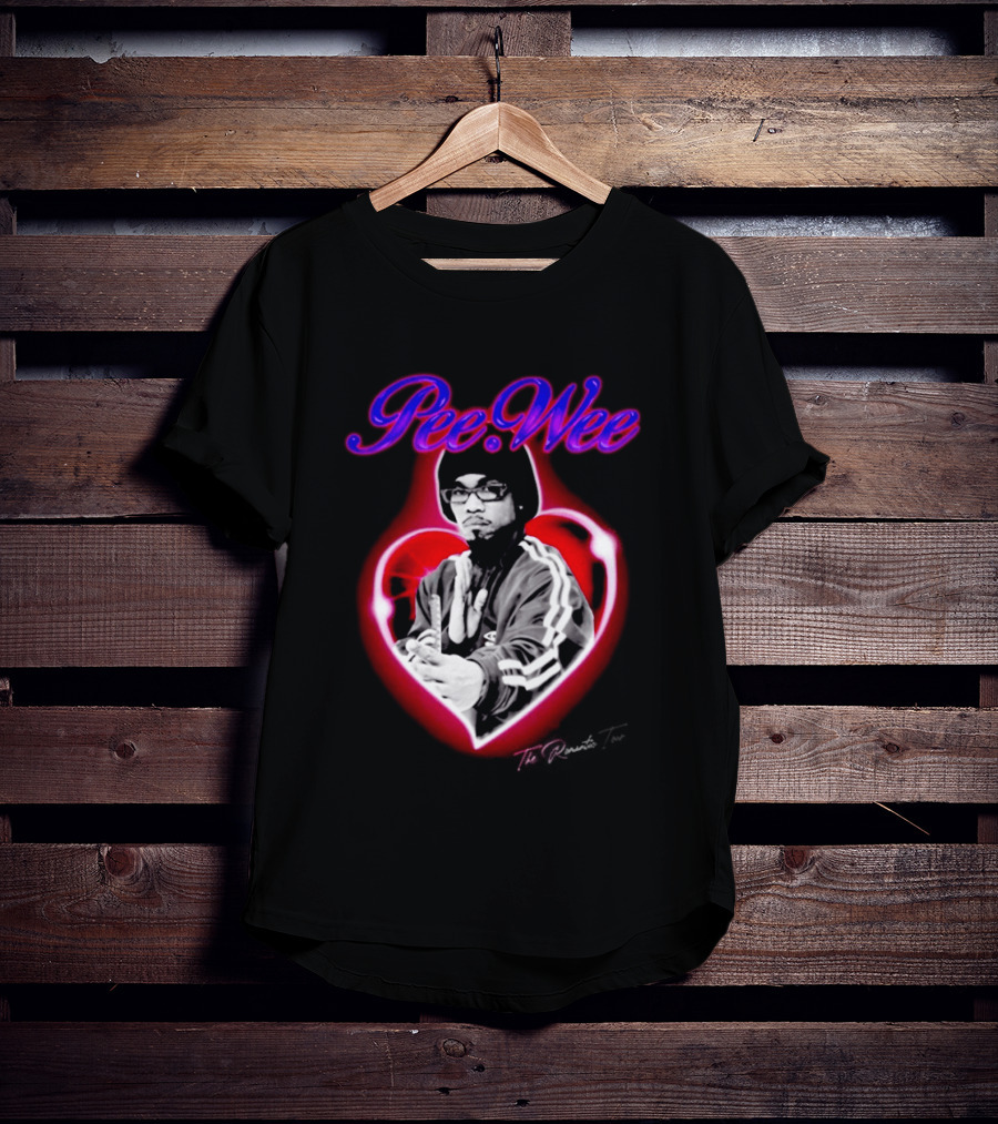 Pee Wee Heart Tour 2026 Anderson Paak Live Performance T-Shirt