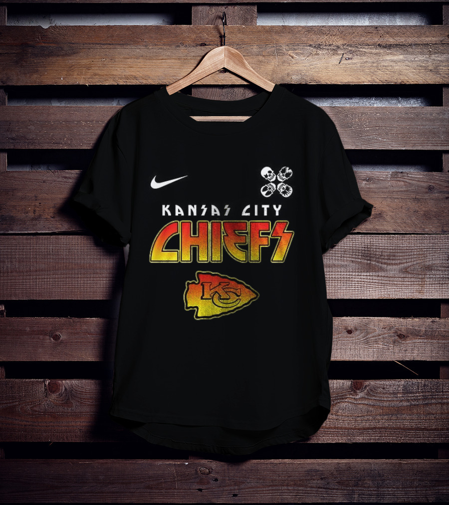Kansas City Chiefs Rock And Roll All Nite Abbey Road T-Shirt