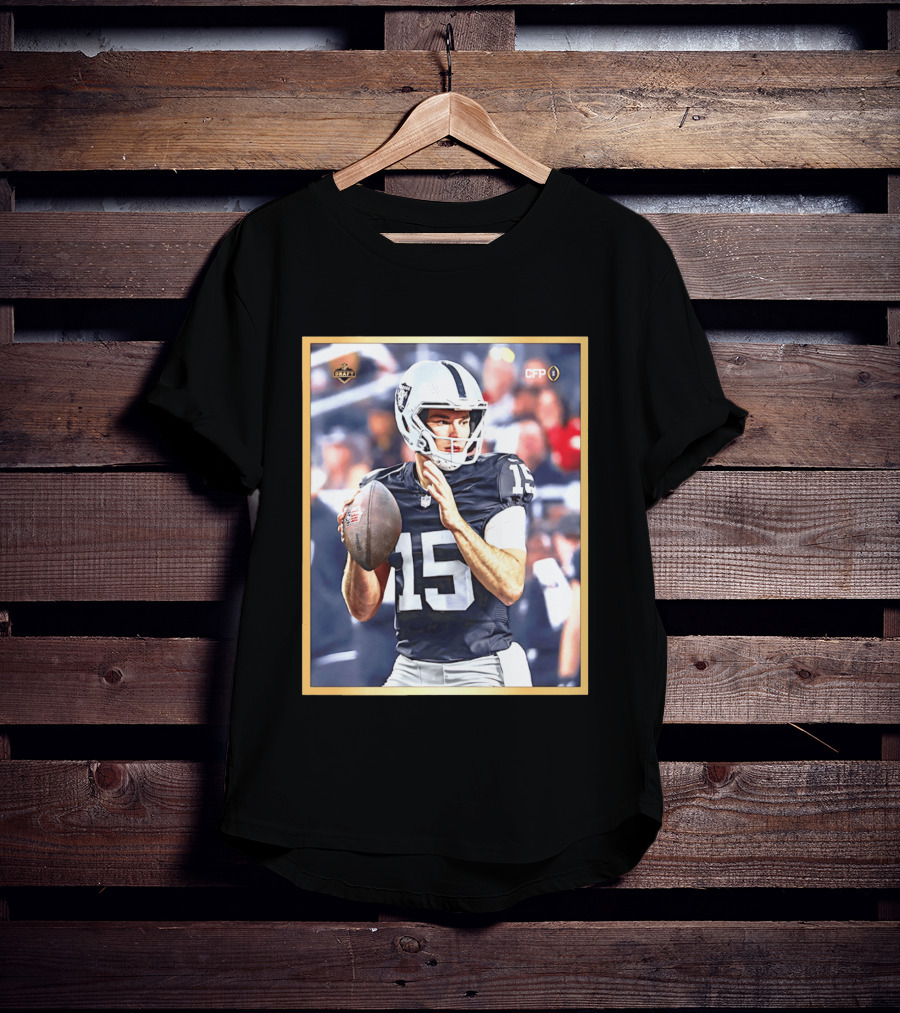 Fernando Mendoza 15 Las Vegas Raiders CFP Draft 2026 T-Shirt