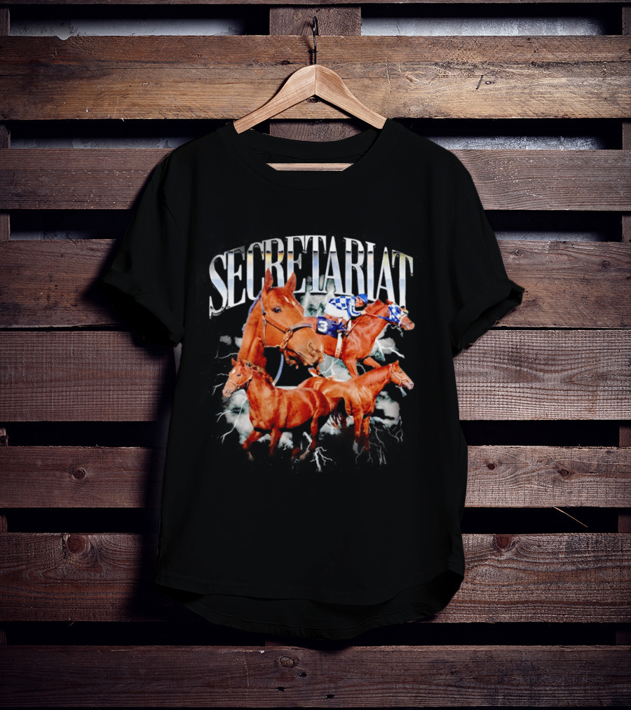 SECRETARIAT Horse Racing Legend Triple Crown Winner T-Shirt