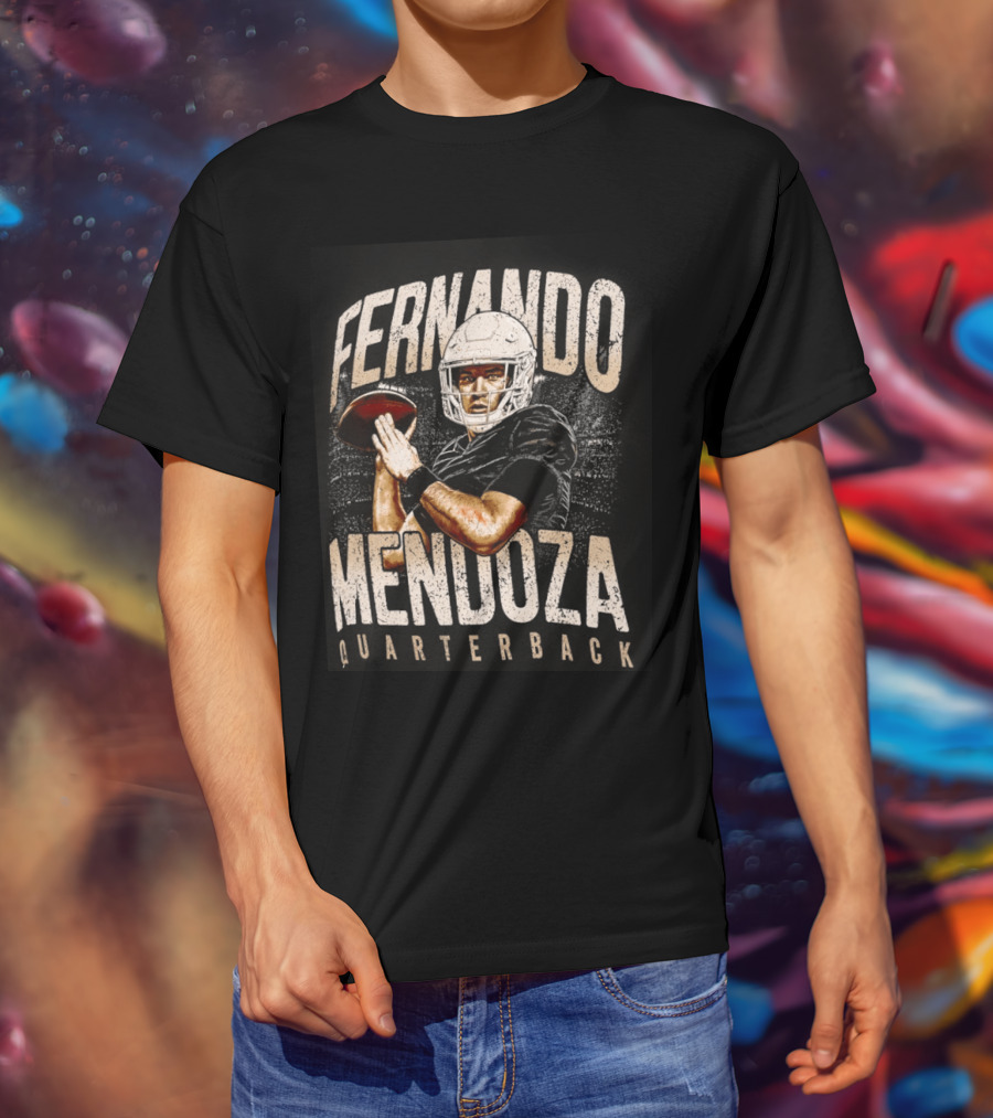 Fernando Mendoza Las Vegas Raiders Quarterback 2026 Draft T-Shirt