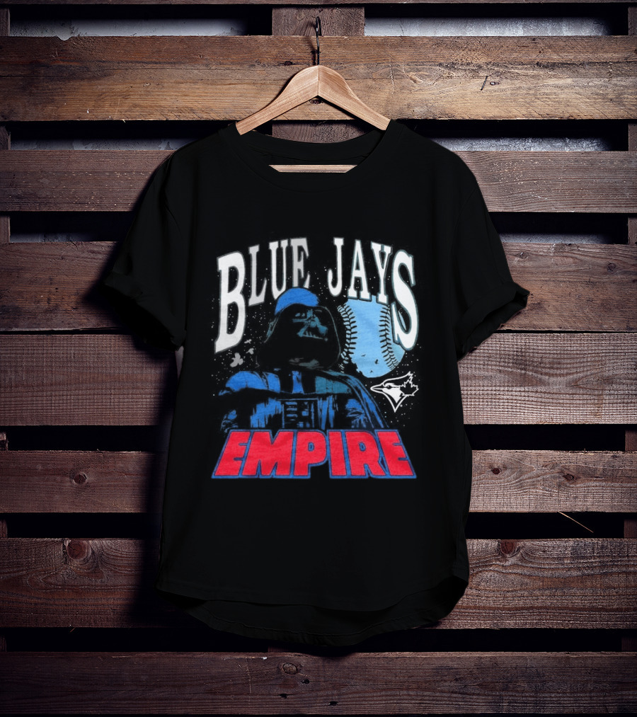 Star Wars MLB Crossover Blue Jays Empire Collaboration T-Shirt