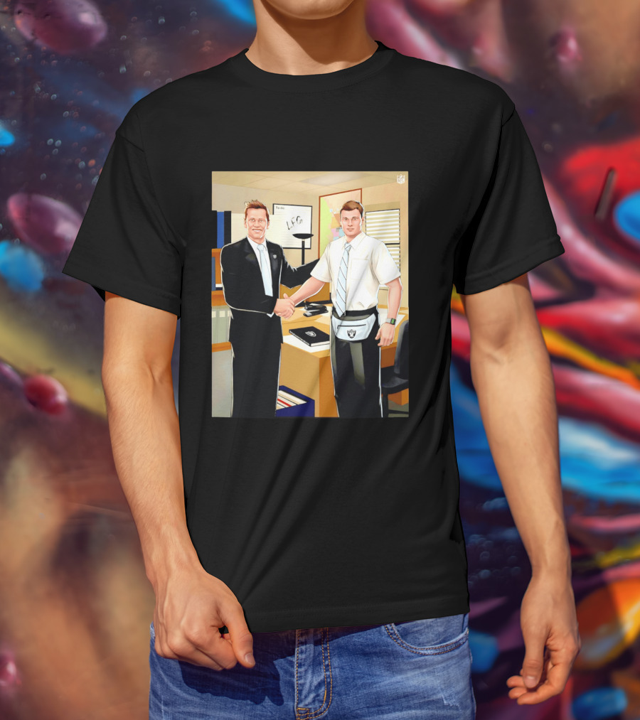 Fernando Mendoza Tom Brady Handshake NFL LFG Las Vegas Raiders T-Shirt