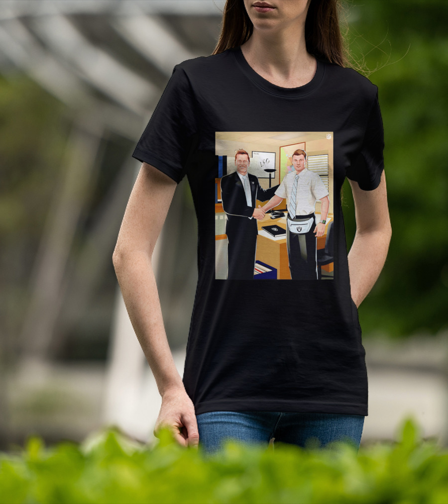 Fernando Mendoza Tom Brady Handshake NFL LFG Las Vegas Raiders T-Shirt
