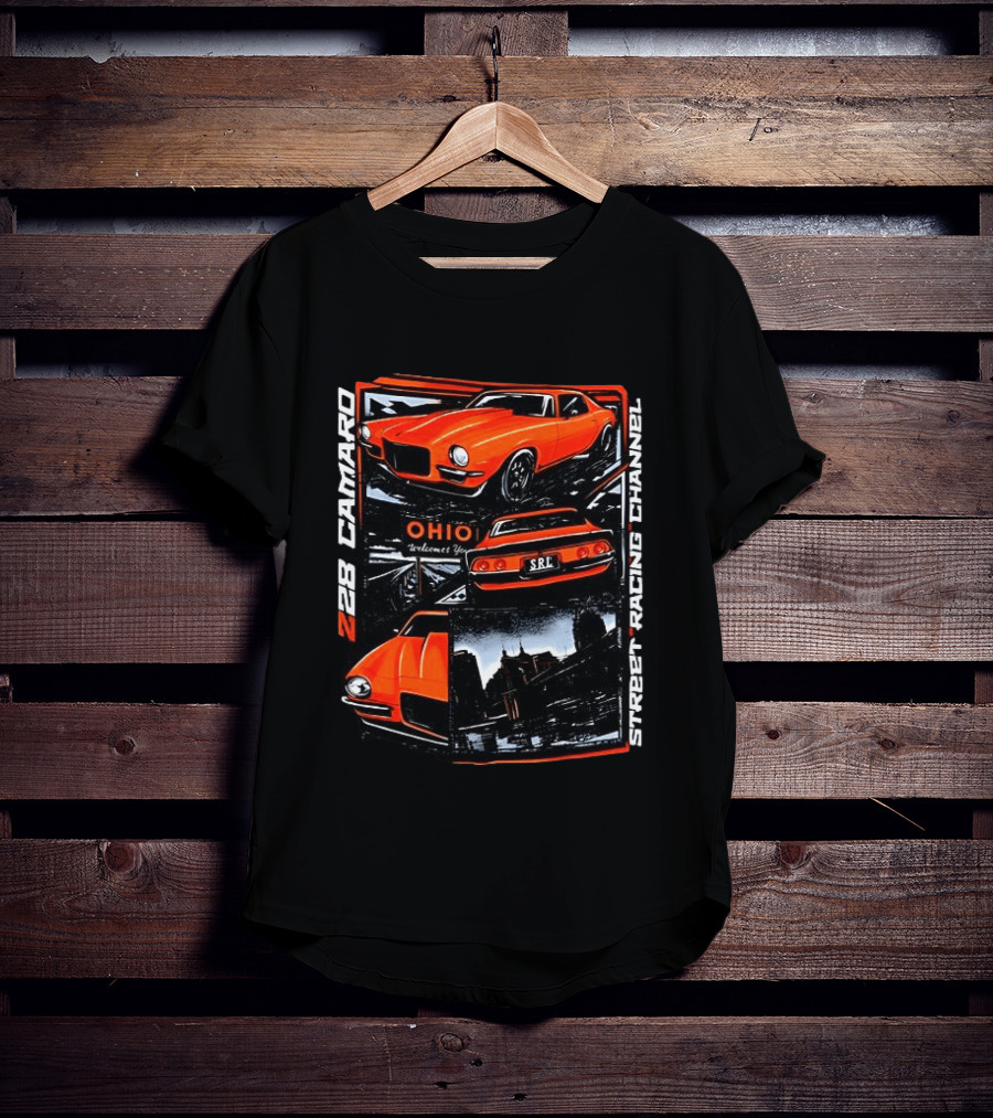 Ohio Welcome Z28 Camaro Street Racing Channel SRL T-Shirt