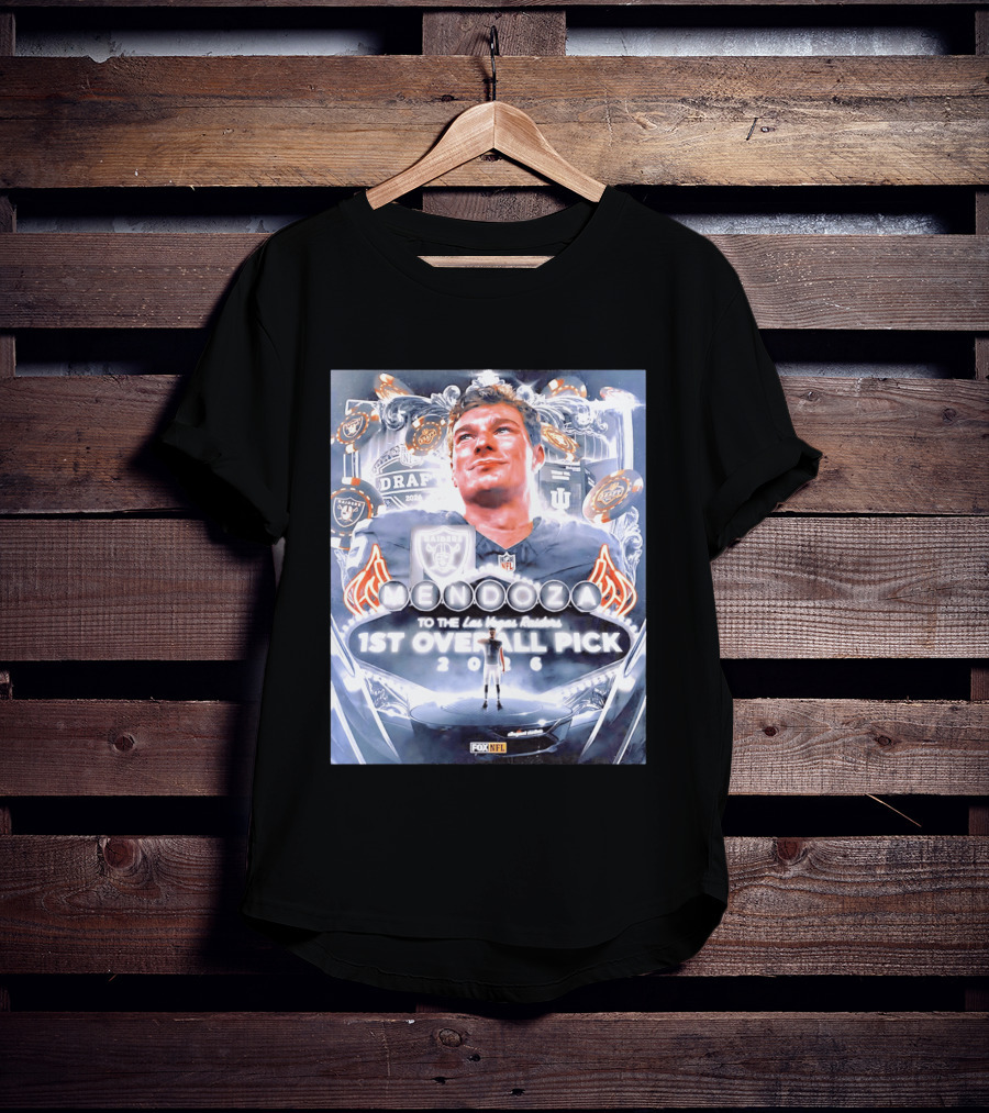Fernando Mendoza Las Vegas Raiders 1st Overall Pick 2026 NFL Draft Fox Sports T-Shirt