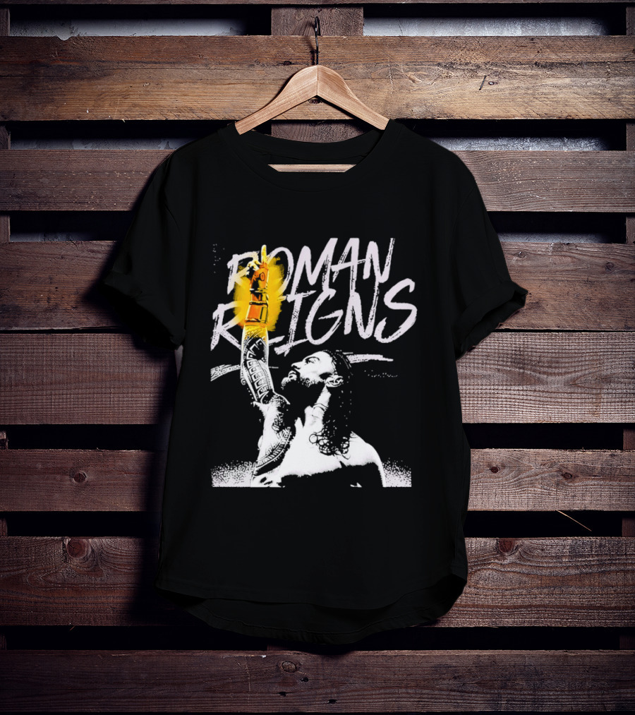 Roman Reigns WrestleMania 42 Champion 2026 Vegas Heavyweight T-Shirt