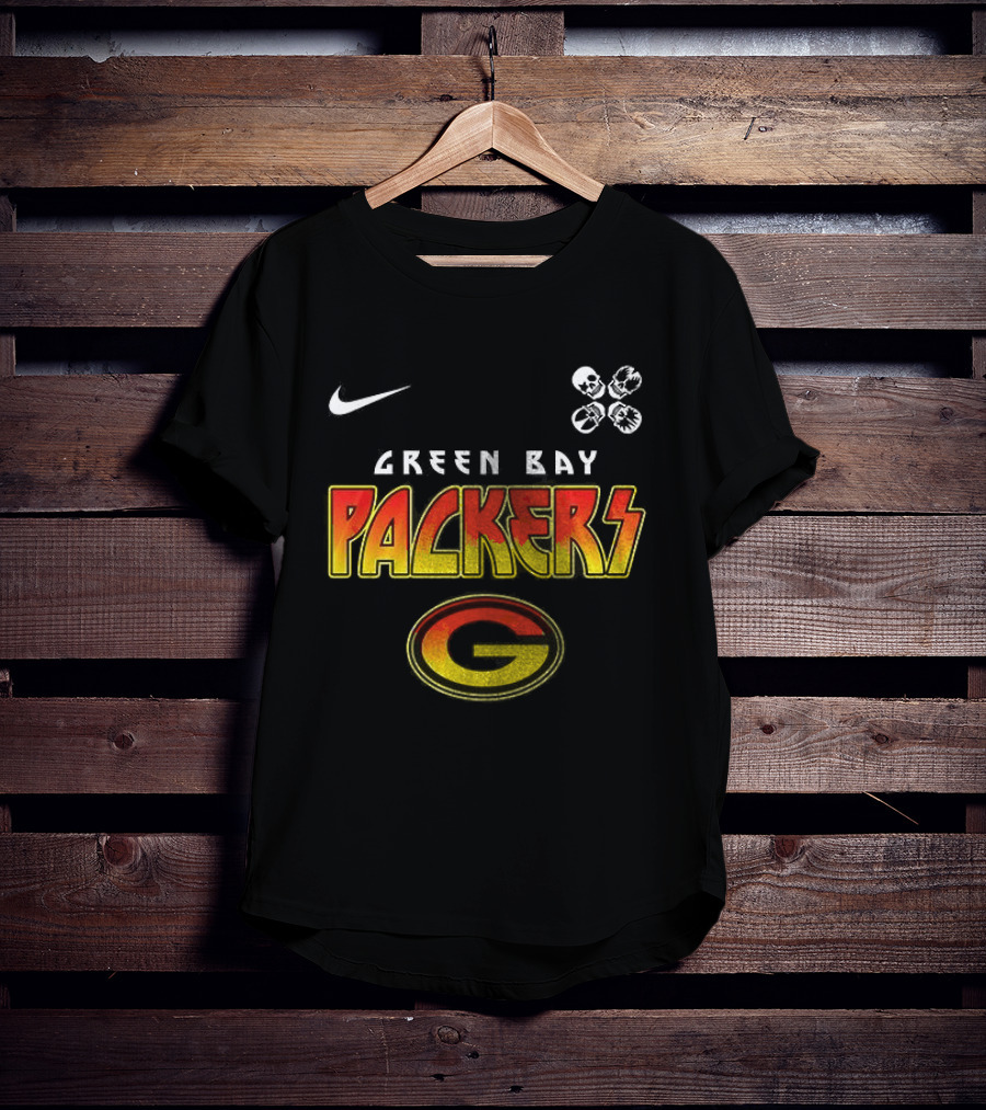 Green Bay Packers Nike Rock And Roll All Nite Abbey Road T-Shirt