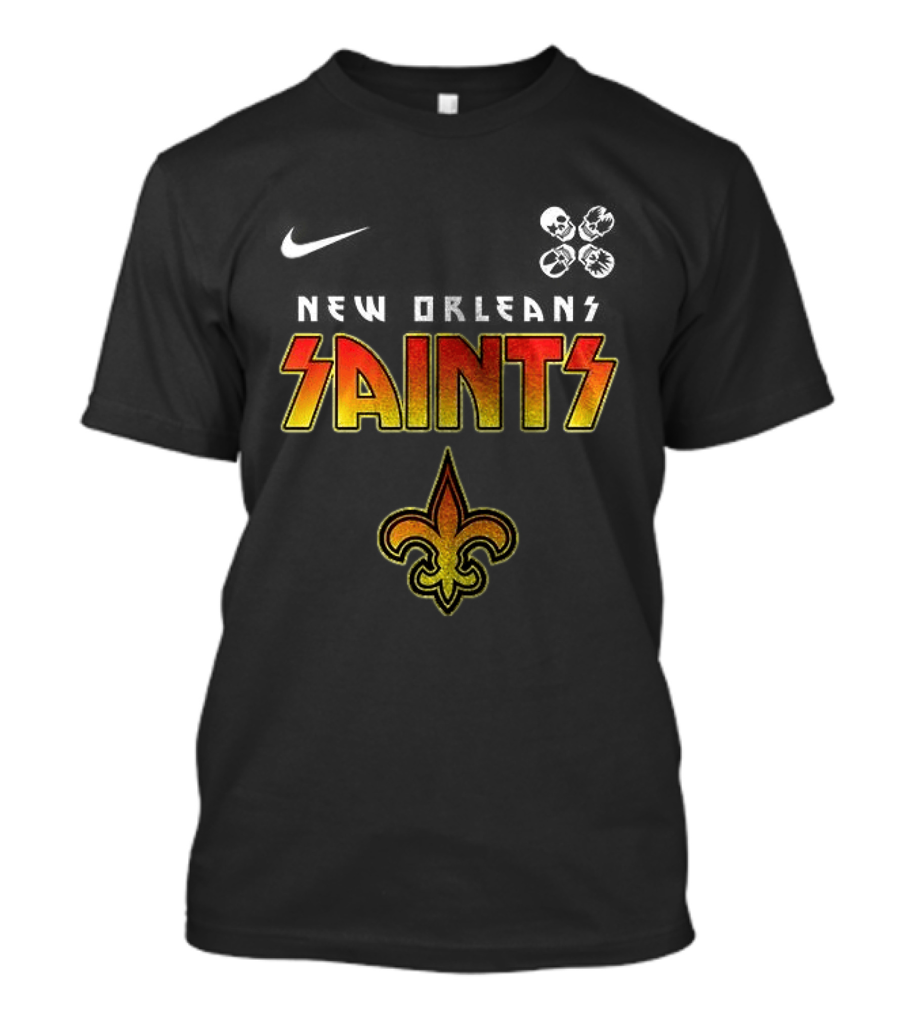 New Orleans Saints Rock And Roll Abbey Road T-Shirt