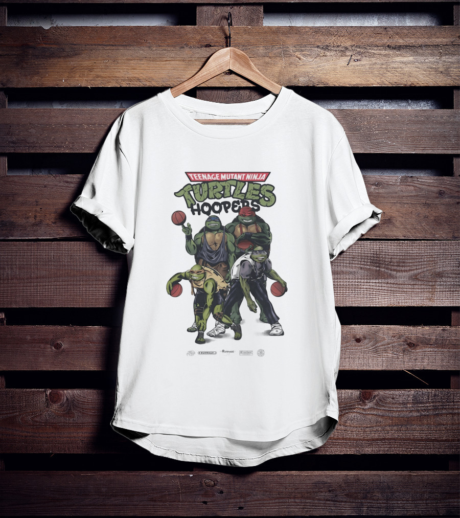 Teenage Mutant Ninja Turtles Hoopers Basketball Crossover New York Knicks T-Shirt