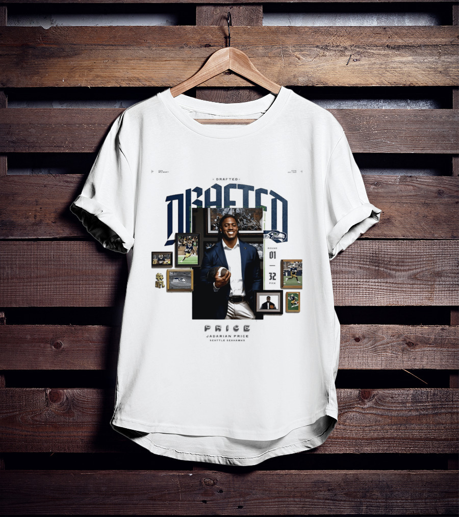 Seattle Seahawk 2026 Drafted Jadarian Price Football Highlights NFL T-Shirt