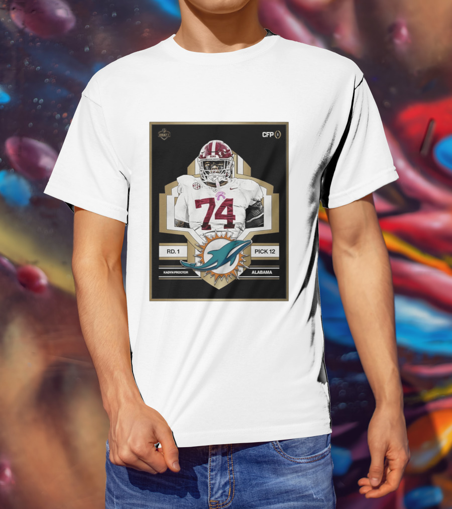 Kadyn Proctor Alabama Crimson Tide Pick 12 Draft 2026 T-Shirt