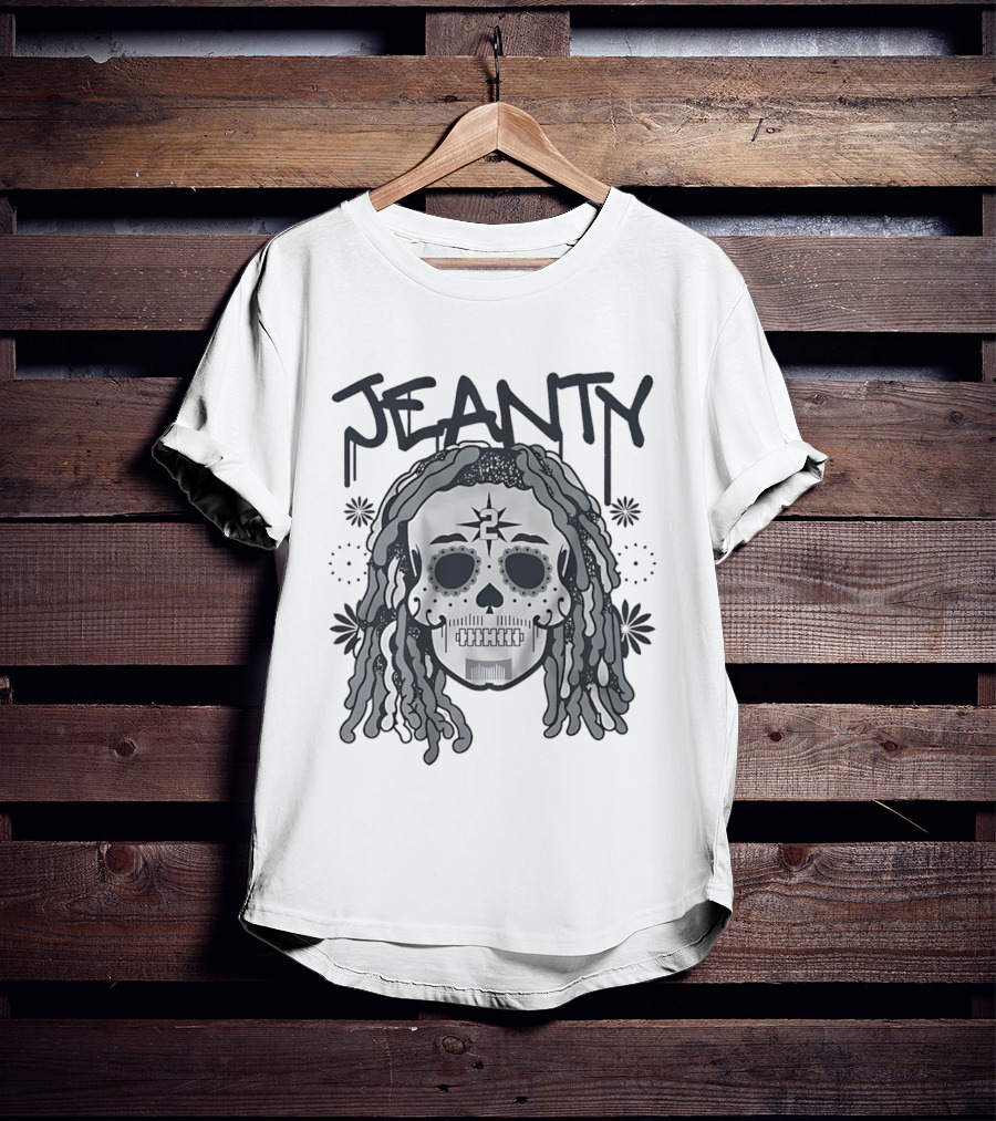 Las Vegas Jeanty Number 2 Sugar Skull Remix T-Shirt