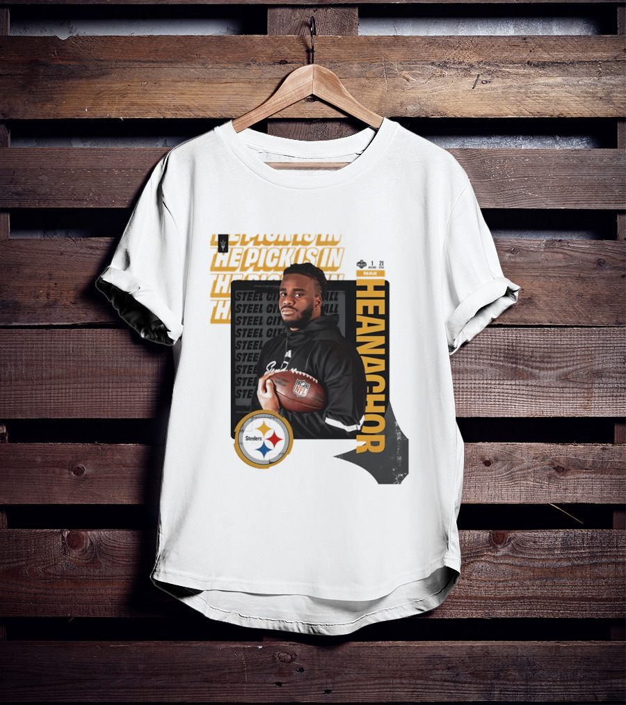 Max Iheanachor Steelers NFL Draft Round 1 Pick 21 2026 T-Shirt