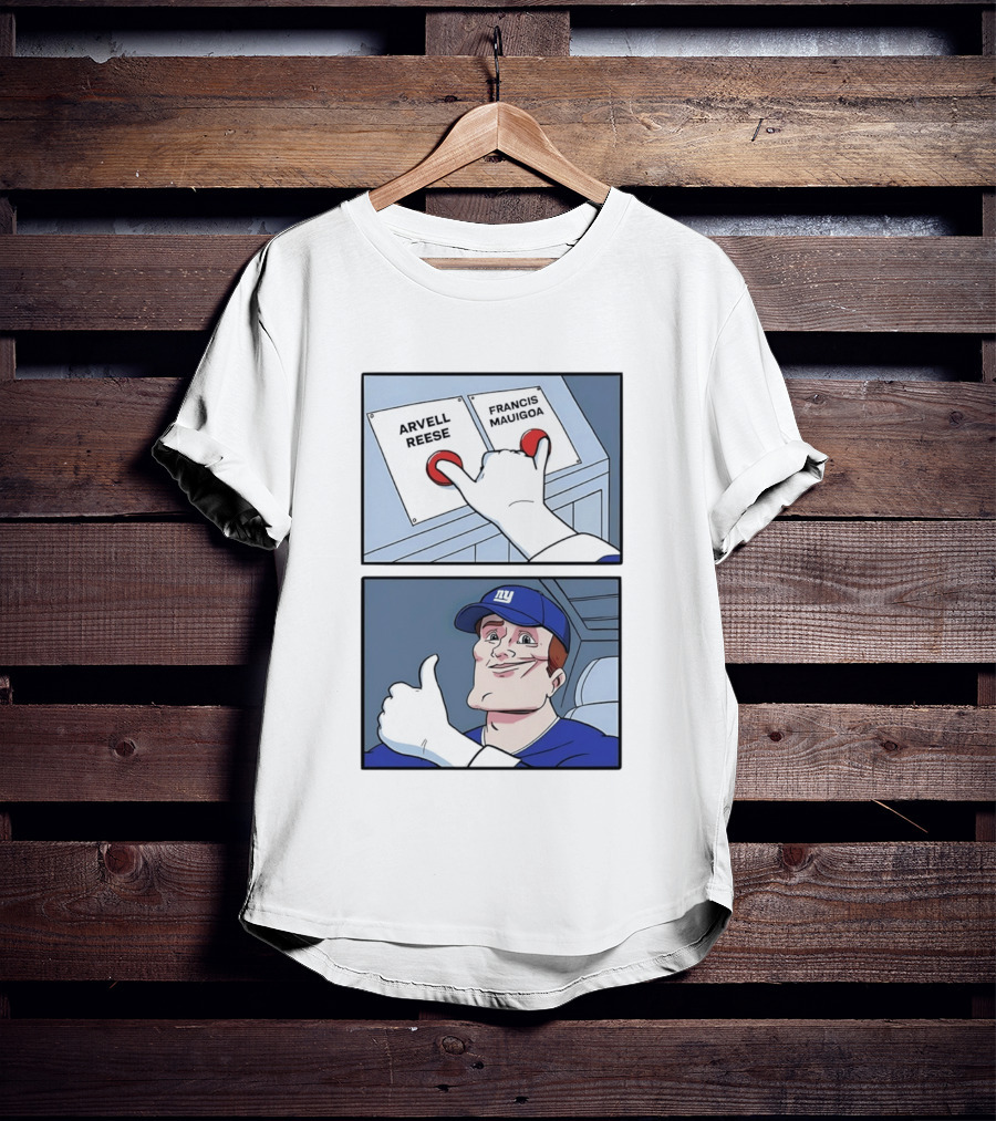 New York Giants Arvell Reese Francis Mauigoa Dual Selection Meme T-Shirt