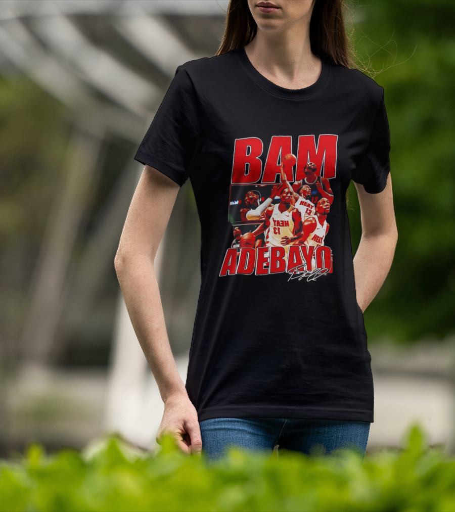 Bam Adebayo Heat Basketball Highlights And Scoring Feat T-Shirt