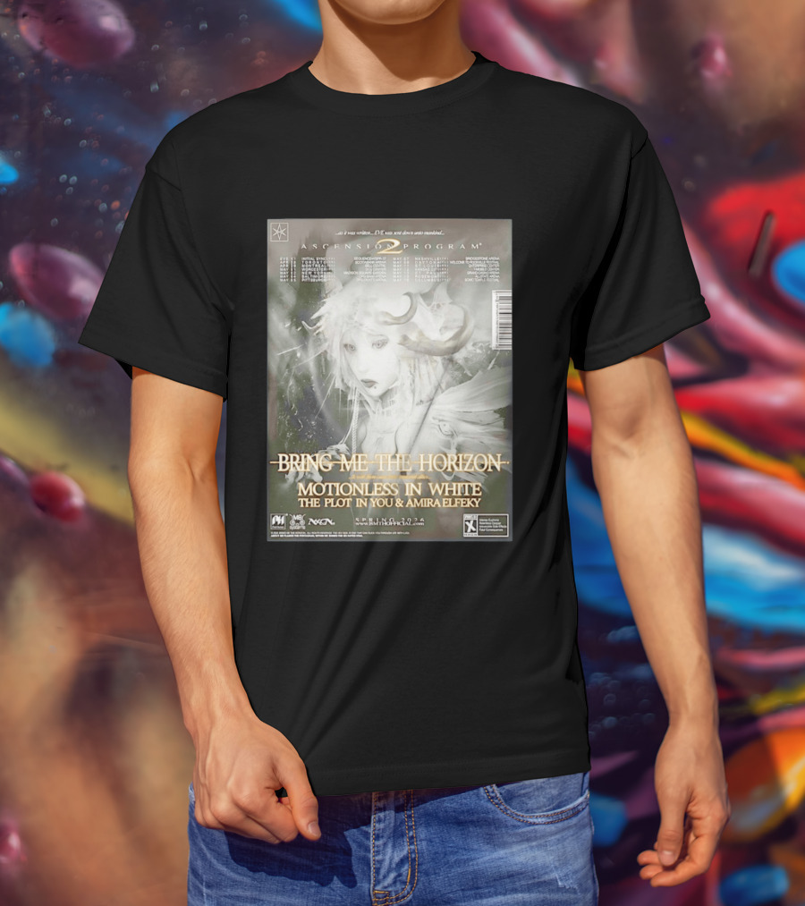 Bring Me The Horizon Ascension Program 2026 North America Tour Motionless In White The Plot In You Amira Elfeky Spring Dates T-Shirt