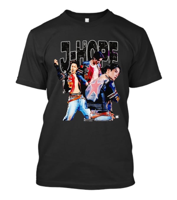 J Hope Korean Pop Star Vintage Jacket Aesthetic T-Shirt