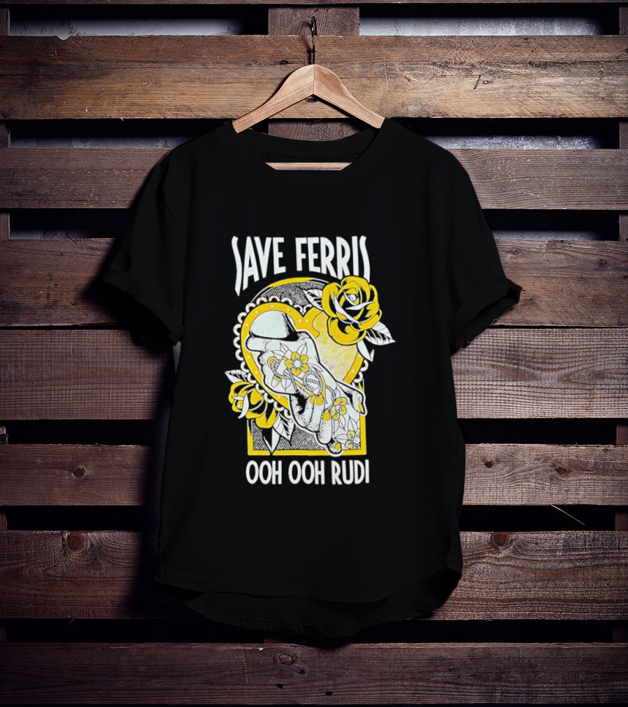 Save Ferris Ooh Ooh Rudi Rose T-Shirt