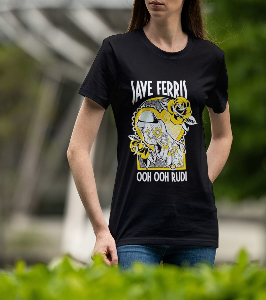 Save Ferris Ooh Ooh Rudi Rose T-Shirt