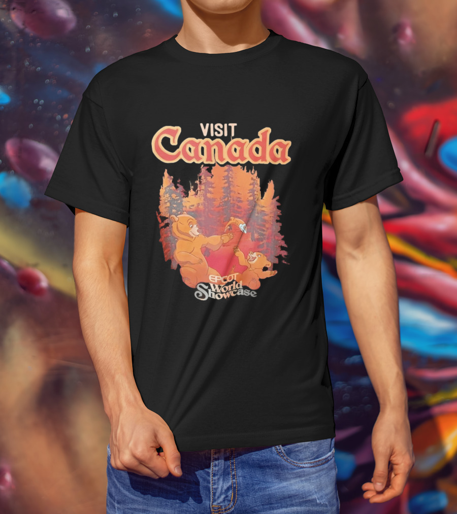 Visit Canada Kenai And Koda Epcot World Showcase T-Shirt