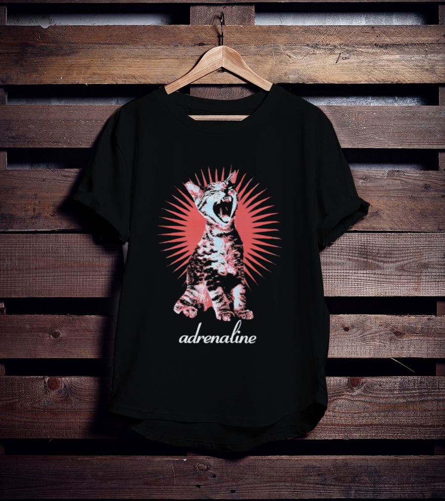 Adrenaline Deftone Cat Sunburst T-Shirt