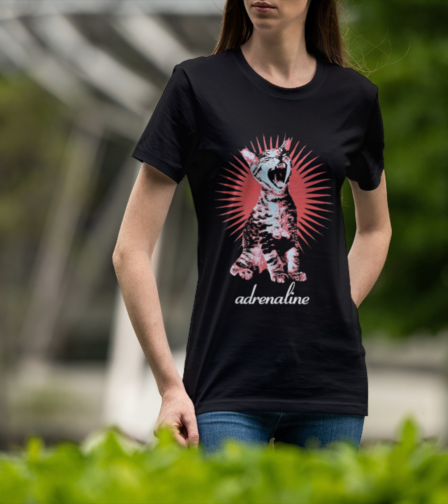 Adrenaline Deftone Cat Sunburst T-Shirt