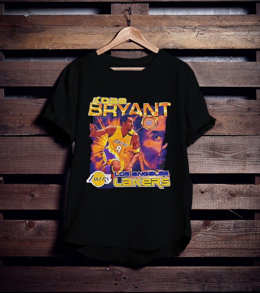 Kobe Bryant Los Angeles Lakers 8 Coin Lakers T-Shirt