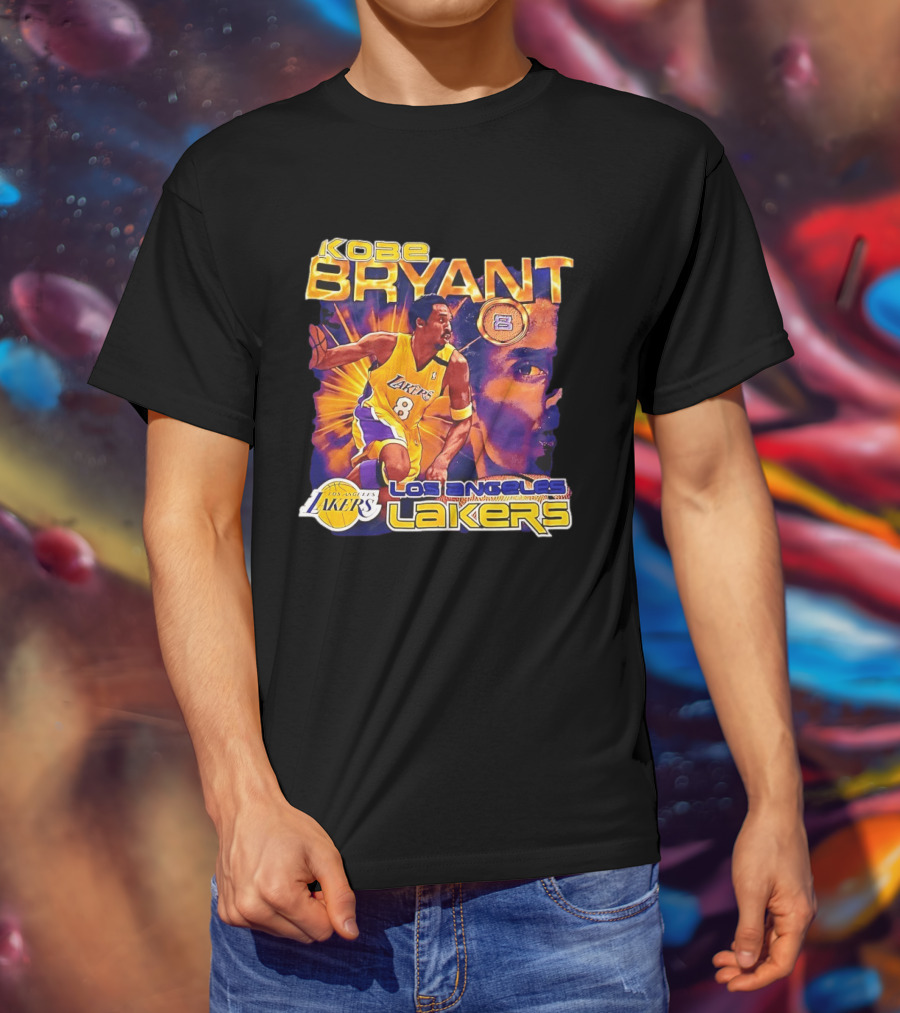 Kobe Bryant Los Angeles Lakers 8 Coin Lakers T-Shirt