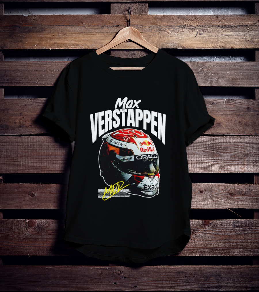Max Verstappen Red Bull Oracle Racing Helmet T-Shirt
