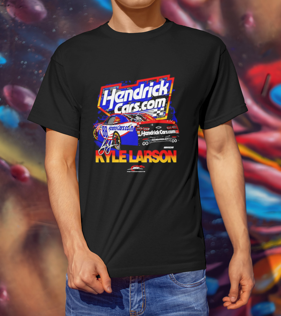 Kyle Larson HendrickCars.com No 88 Chevrolet Camaro SS Racing T-Shirt