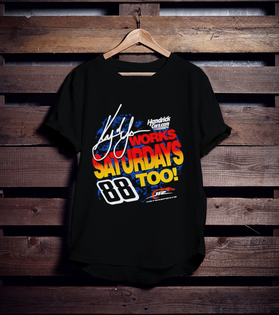 Kyle Larson JR Motorsports Saturdays Too No 88 Chevrolet Camaro SS T-Shirt
